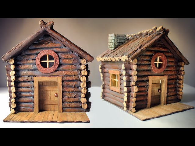 DIY Mini Log Cabin | How to make Miniature House From Cardboard and Old Magazines | DIY Mini House - YouTube diy-mini-log-cabin-how-to-make-miniature-house-from-cardboard-and-old-magazines-diy-mini-house-youtube