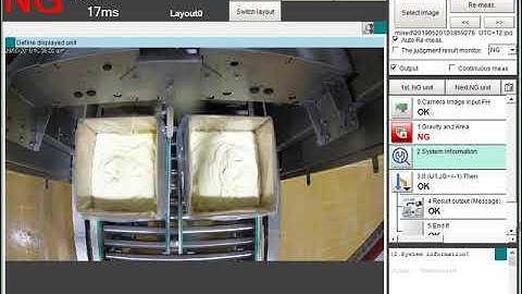 How to add a time stamp along with a value on the output CSV file in OMRON FHV camera