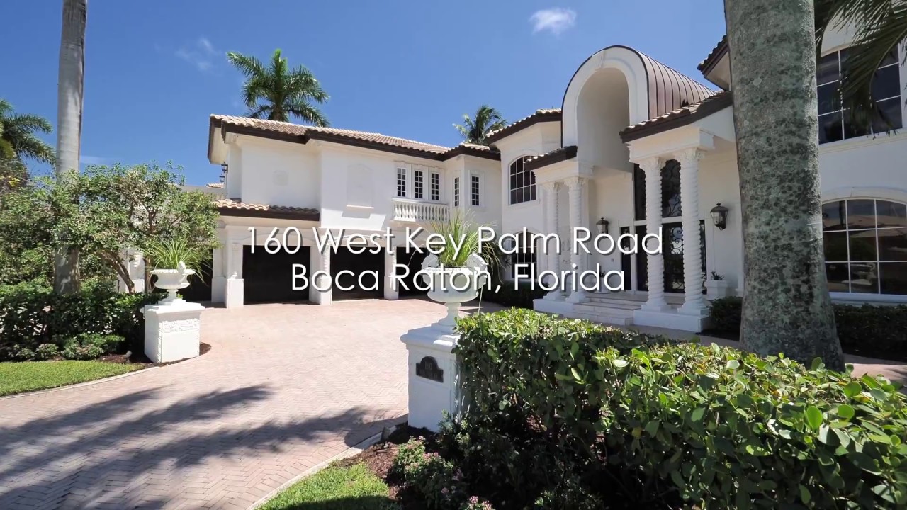 Homes For Sale In Florida 160 West Key Palm Road Boca Raton, Florida
