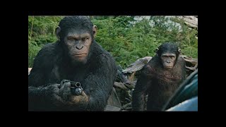 'No Guns' Scene | Dawn of the Planet of the Apes (2014)#LOWI