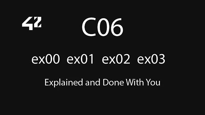 42 Pscine | C06 Explained and Done With You