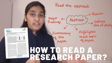 How To Read A Research Paper ?