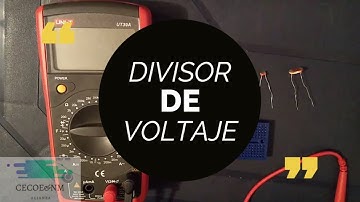 Medición de resistencias y su aplicación en divisor de voltaje para leer con el Arduino
