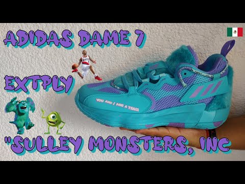 adidas アディダス/DAME 7 EXTPLY ''Sulley'' Adidas Monsters Inc x Dame 7 EXTPLY Sulley Basketball Shoe