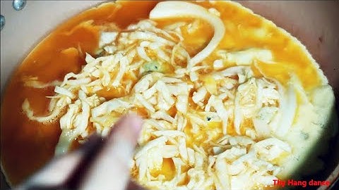 Cách Làm Trứng Chiên Bắp Cải Hàn Quốc Thơm Ngon Giảm Cân Video Nấu Ăn Chay Thy Hằng #109