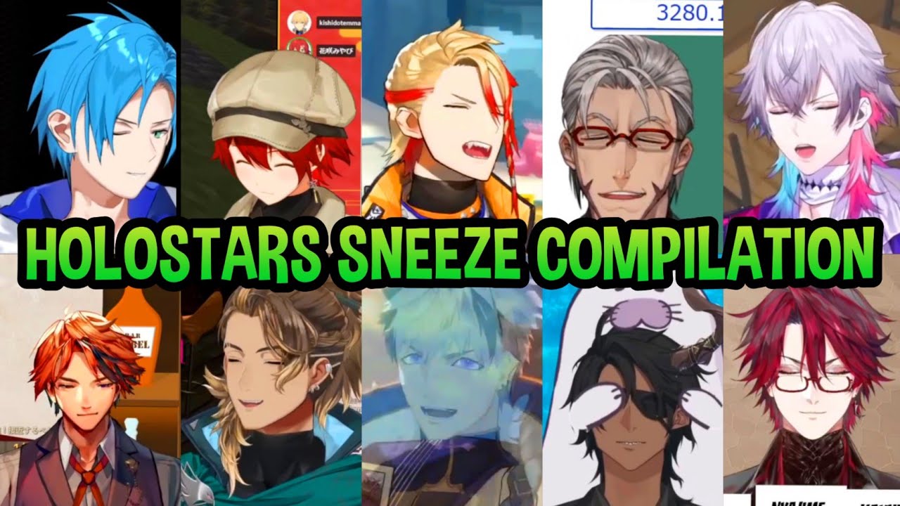 Подборка чиханий Holostars — Международный день чихания!【КЛИП HOLOSTARS】