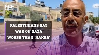 Displaced Palestinians say Gaza war destruction worse than ‘Nakba’