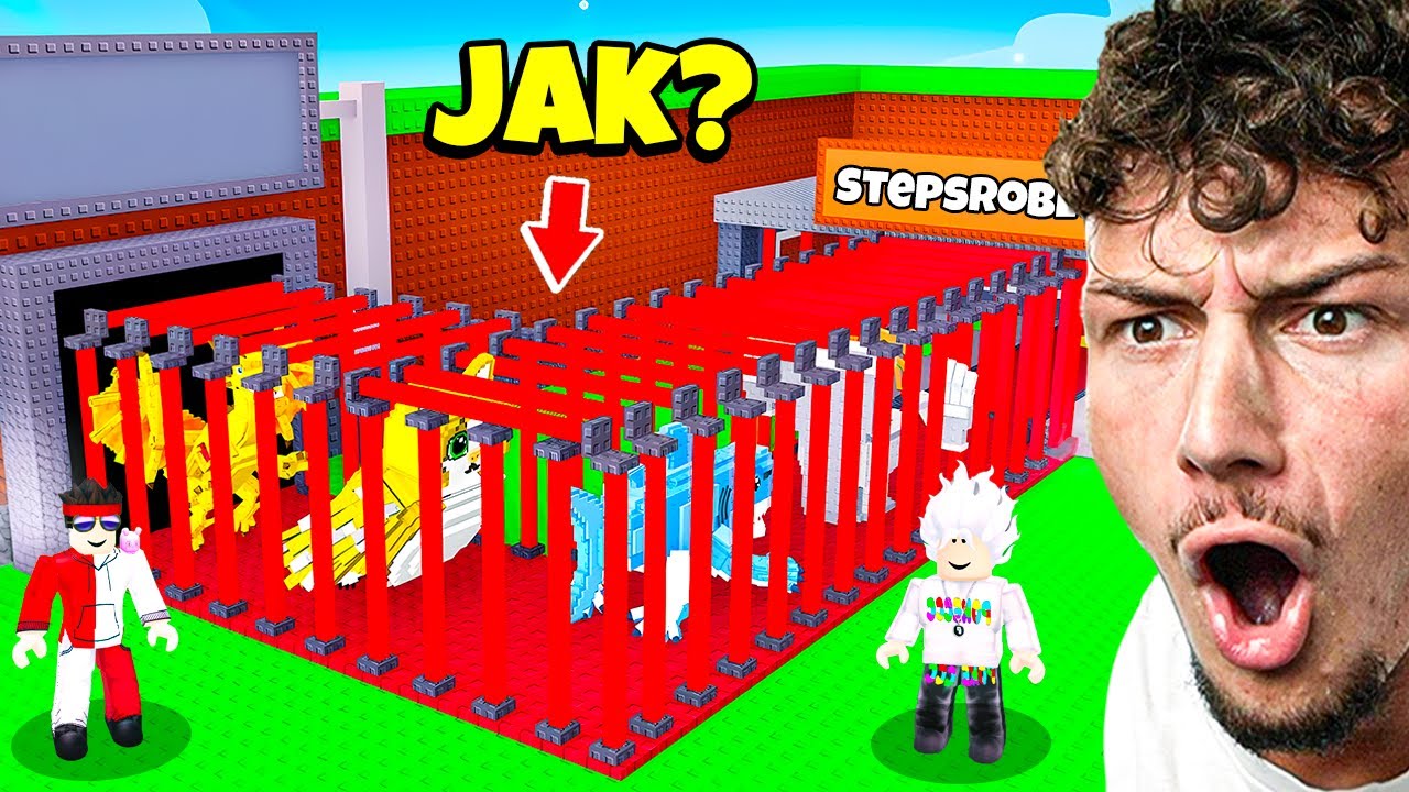 VYTROLLIL JSEM NEJZNÁMĚJŠÍ YOUTUBERY S LASER BASE VE STEAL A BRAINROT!