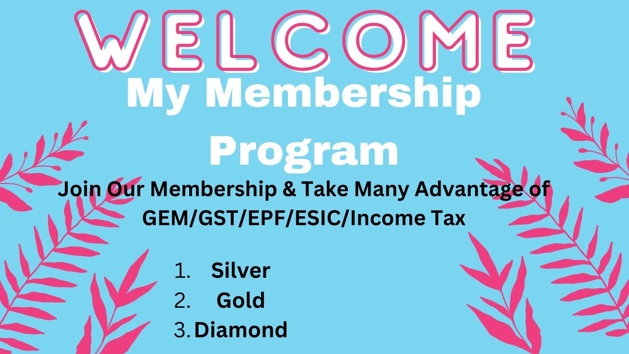 to you our Membership Program Gem Tenders Bid Participation