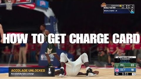NBA 2K19 BADGE TUTORIAL | HOW TO GET CHARGE CARD BADGE