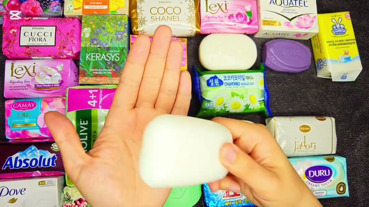 Asmr satisfying soap haul