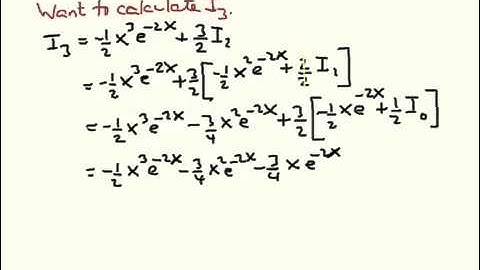 Reduction formula example and check