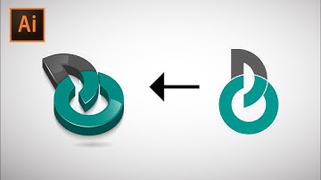 How to Create 3D Glossy Logo in Adobe Illustrator | Easy Tutorial