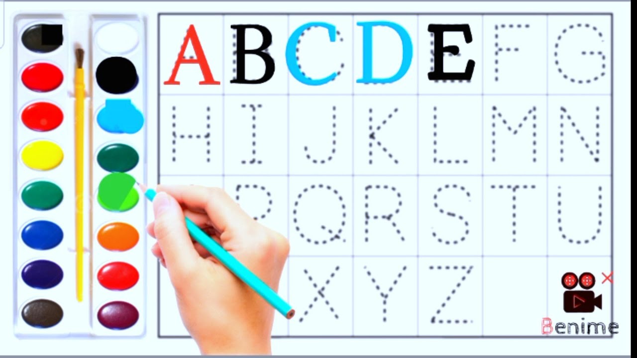 ABCD  ART ll |  A For Apple ll ABCD learn ll ABCD KDS TV