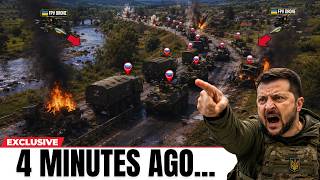 Russian Ammo & Fuel Convoy Enters Ukraine's Kill Zone - - Then THIS Happened!