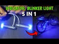 How to make indicator, blinker light at home  || #light  #brakelight #indicator