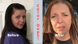 Using color oops! For the first time