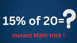 15% of 20 (Five percent of 20)