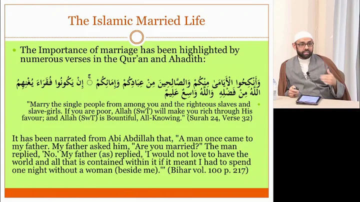 [1/2] Islamic Married Life - Sheikh Jaffer H. Jaffer - 18th Jumada al-Awwal 1438