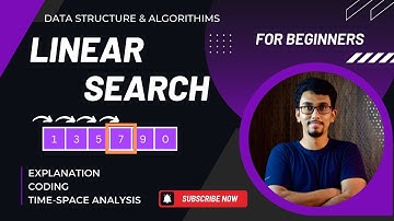 Linear Search Algorithm | Easy Animated Explanation | Java | DSA | Time - Space Complexity