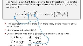 Celebrity Chapter 7: Agrestic-Coull 95% Confidence Interval for Proportion Profile