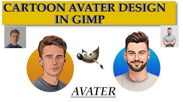 How To Make Cartoon Avatar In Gimp 2.10 #gimp#cartoon #cartoonavatar