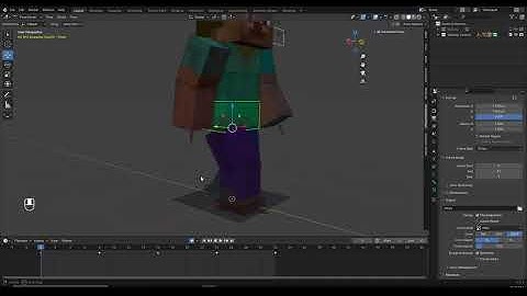 How To Make Walk Cycles - Minecraft Animation Tutorial (Blender 4.0)