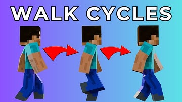 How To Make Walk Cycles - Minecraft Animation Tutorial (Blender 4.0)