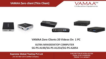 VAMAA Zero Clients 20 Videos On  1 PC