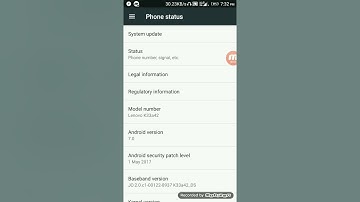 Lenovo k6 power after update setting changes