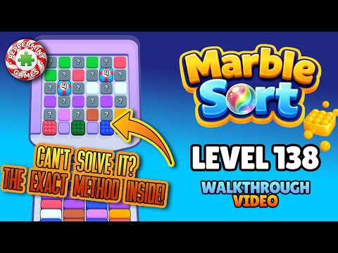 Marble Sort Level 138 Walkthrough & Solution