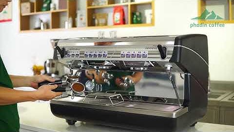 Hướng dẫn setup lượng nước máy pha cà phê nuova SIMONELLI
