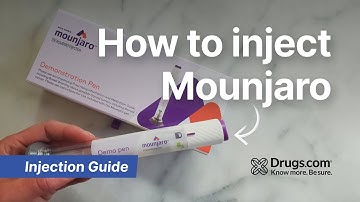 How to use Mounjaro (tirzepatide) - Injection Demonstration