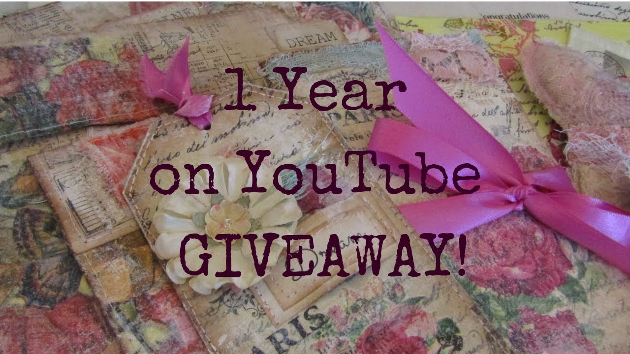 1 Year on YouTube Giveaway (CLOSED) - YouTube