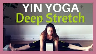 Hip opening yin yoga 45 minute class for flexibility NEW January De...