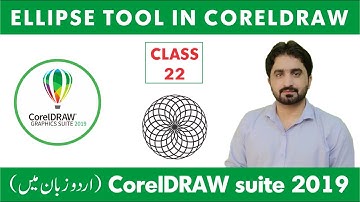 How to Use CorelDraw Ellipse Tool In urdu/Hindi