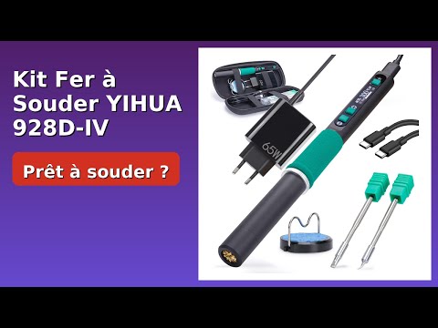 YIHUA C235 Jeu De 3 Pannes Pour Fer à Souder 928D-IV - Types I/SI/D Pour Travail Précis