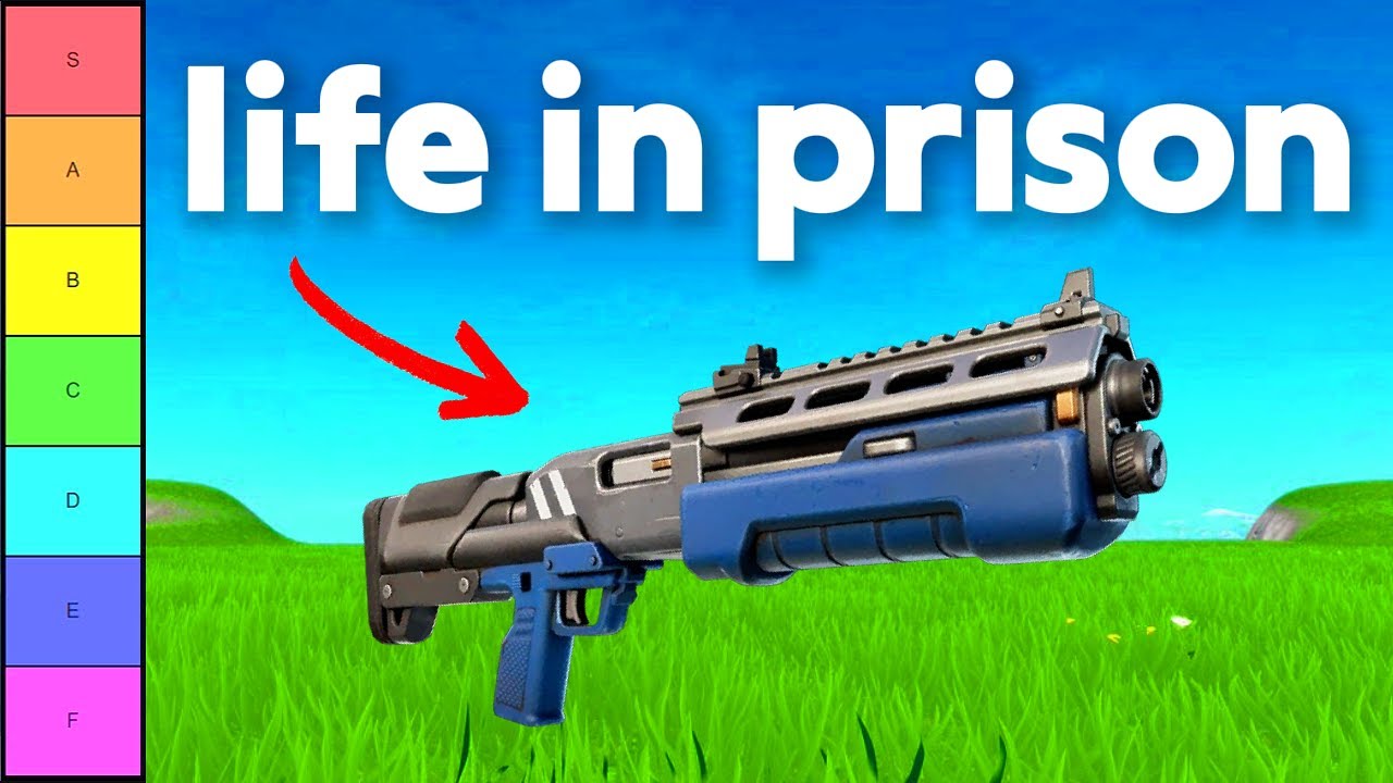 Рейтинг оружия в Fortnite по степени легальности