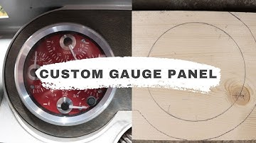 Making a Custom Gauge Panel For Our New Speedhut Gauges!