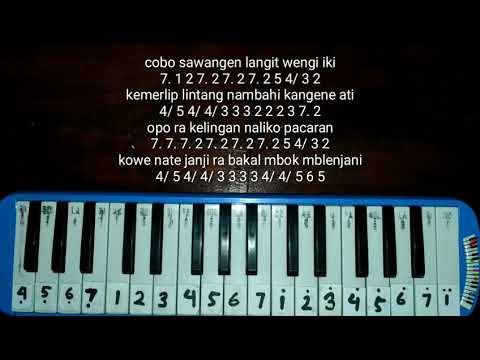 Not Pianika Lagu Lingsir Wengi Not Pianika Sepine Wengi - Happy Asmara - YouTube