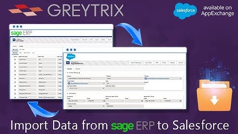 How to import data from Sage ERP to Salesforce - Part 1