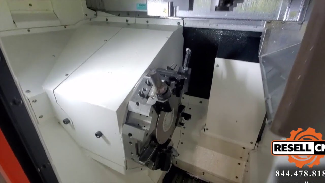 2013 Mazak IVS 300II CNC Vertical Inverted Spindle CNC Lathe