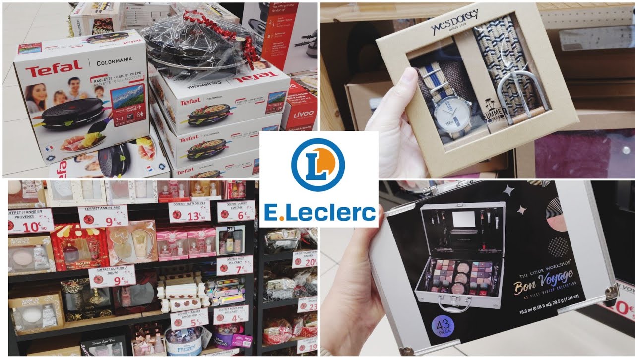 🎅🏻🎄LECLERC IDEES CADEAUX NOËL COFFRETS YouTube