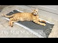 Diy Mat Macrame / Tapete Macrame #Decor #Macrame