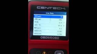1999 Saab 93 P1171 OBDII Live Data 1999 Saab 9 3 P0171