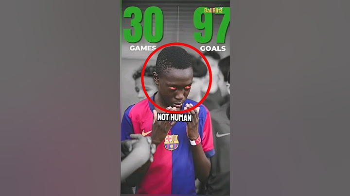 The new Barça talent is not a real human being. 😰💀 (Bro scores hat-tricks on a bad day.) 😳