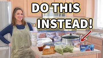 Freezer Meal Prep For REAL LIFE | No More All-Day Prepping!