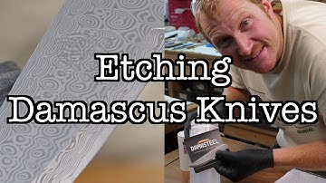 How to Etch a Damascus Knife Blade