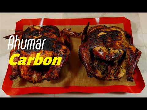 Puedes ahumar un pollo en parrilla de carbón - Video