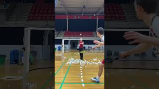 Trick Shot Alert 🚨 #shorts #trickshot #badminton #bulutangkis